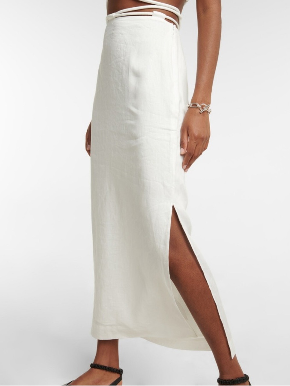 SIR | Mayra Linen Maxi Skirt, 0